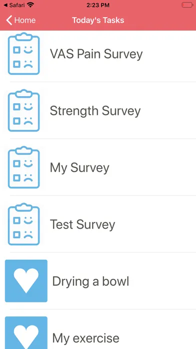 Capturas de pantalla de Engage Health
