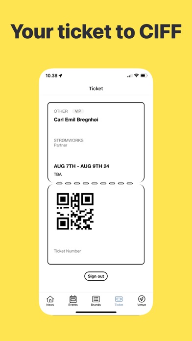 CIFF – Ticket, Brandlist & Map स्क्रीनशॉट