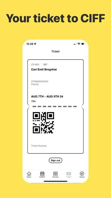 CIFF – Ticket, Brandlist & Map سکرین شاٹس