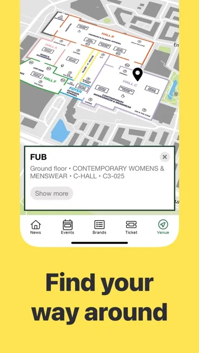 CIFF – Ticket, Brandlist & Map سکرین شاٹس