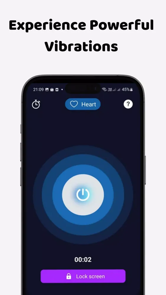 Strong Vibration: Vibrator App Screenshots