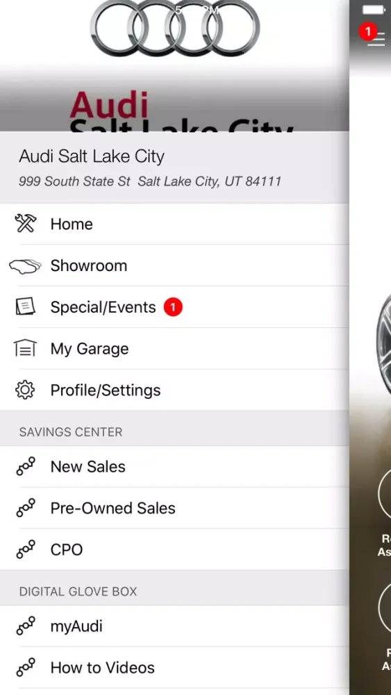 Audi Salt Lake City DealerApp Screenshots