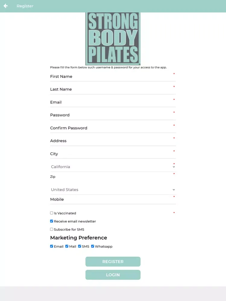 تصاویر Strong Body Pilates iPad 