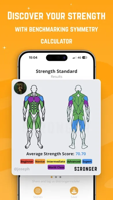 Capturas de tela do Stronger - Strength Training