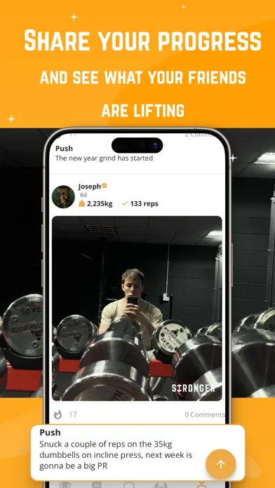 Capturas de tela do Stronger - Strength Training