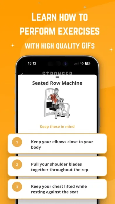 Capturas de tela do Stronger - Strength Training