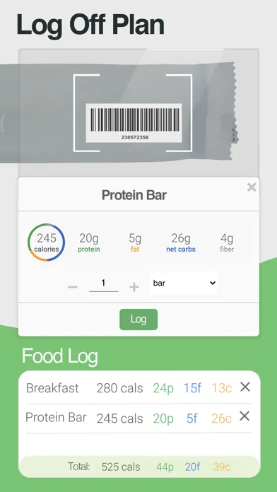 Tangkapan layar StrongrFastr Diet & Fitness AI