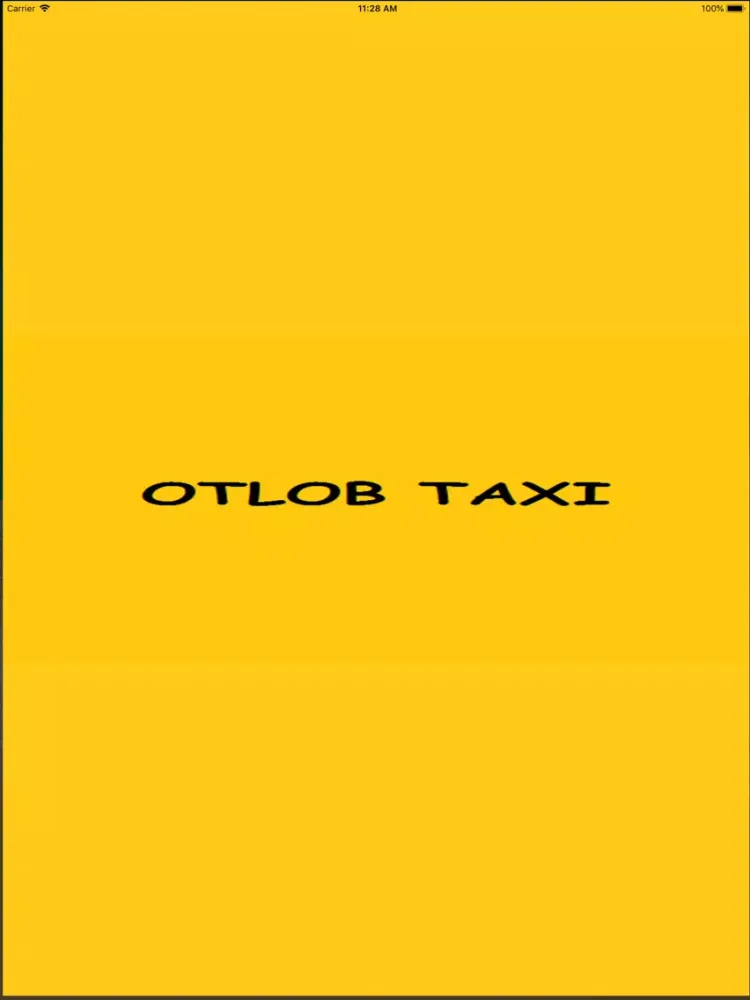 Otlob Taxi iPad  Screenshots