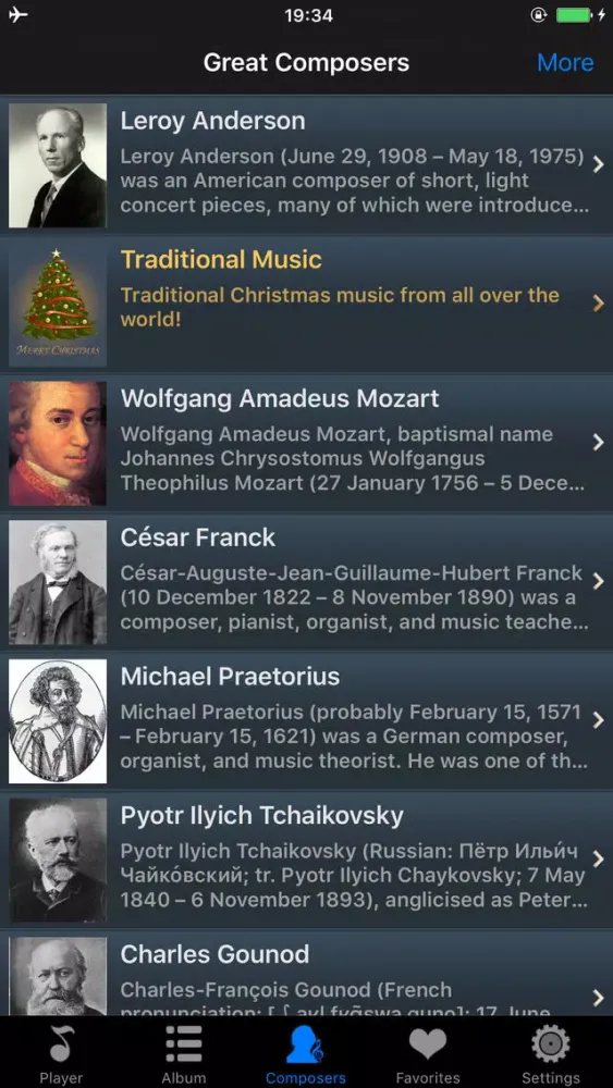 Christmas music collection سکرین شاٹس