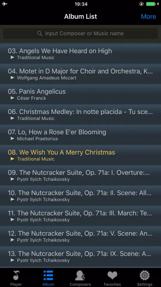 Christmas music collection سکرین شاٹس