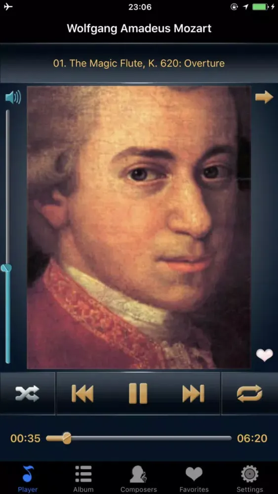 ภาพหน้าจอของ classical music offline player