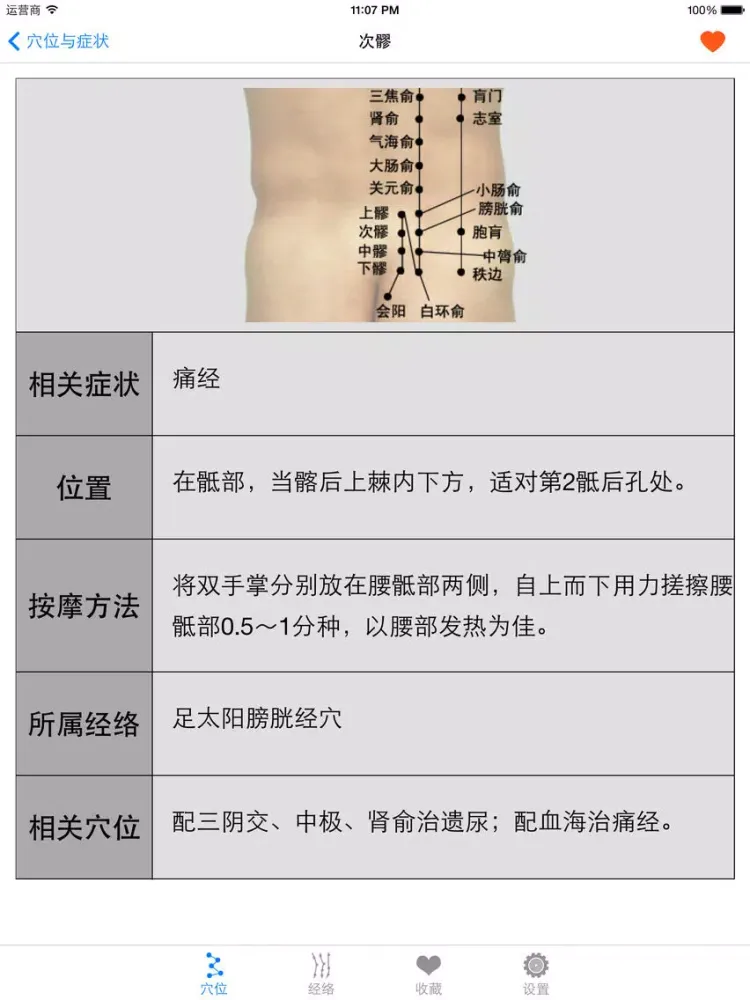人体穴位图解按摩大全免费版HD 家庭自我保健中医经络养生与健康专家 iPad  スクリーンショット