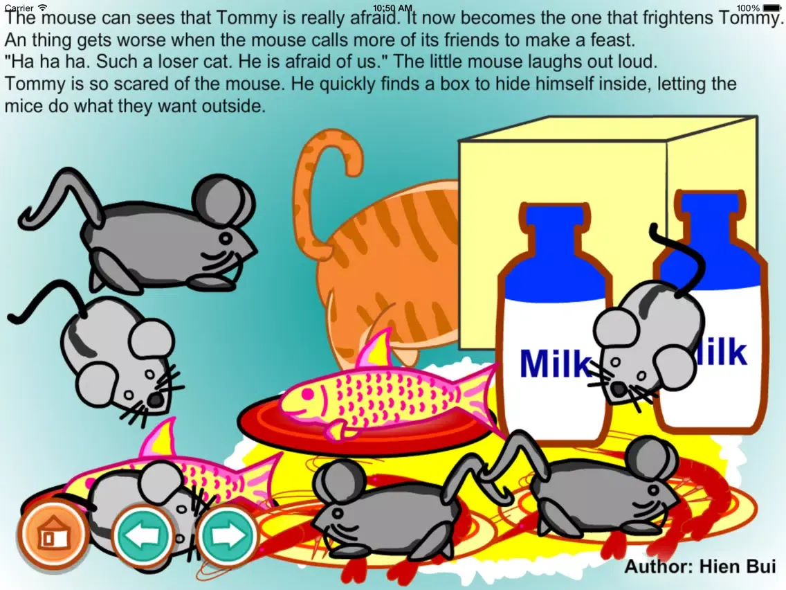 A lazy cat story (Untold toddler story from Hien Bui) iPad 应用截图