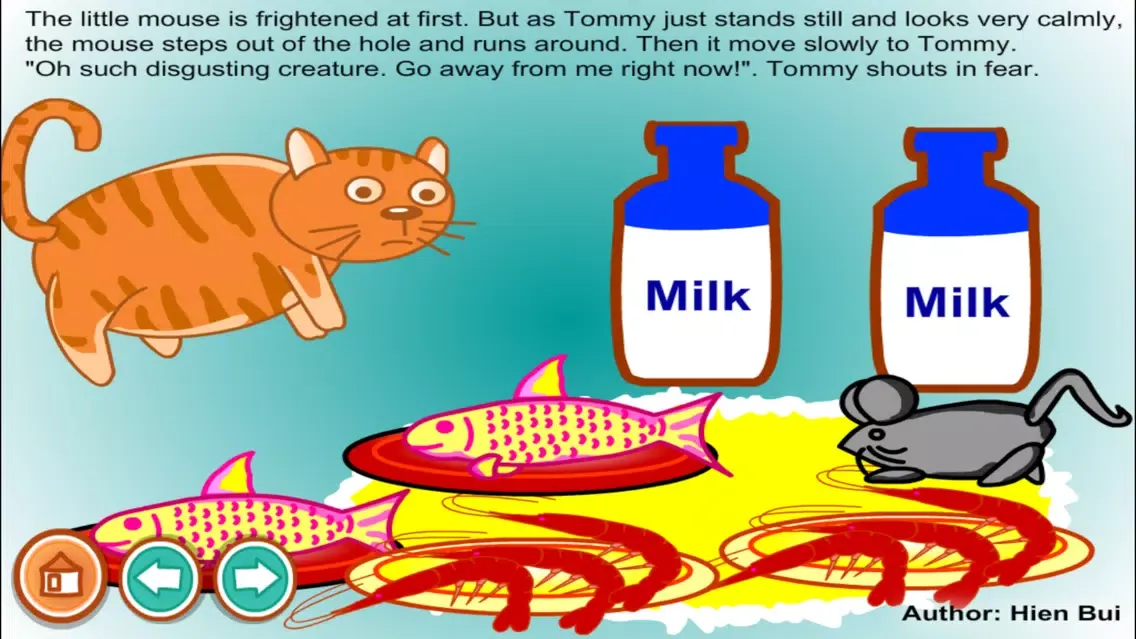 A lazy cat story (Untold toddler story from Hien Bui)应用截图