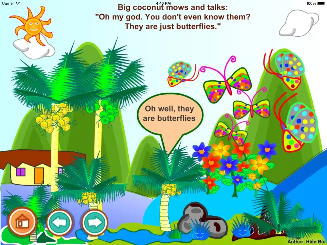A coconut tree story (Untold toddler story - Hien Bui) iPad  Ekran Görüntüleri
