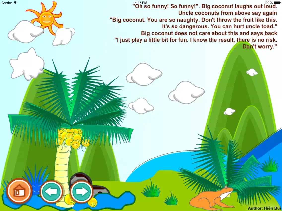 A coconut tree story (Untold toddler story - Hien Bui) iPad  Ekran Görüntüleri