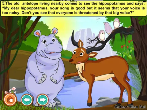 Tangkapan layar A good hippopotamus (story and games for kids) iPad 