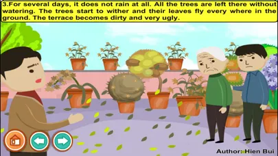 Capturas de pantalla de A good work in the garden (story and games for kids)