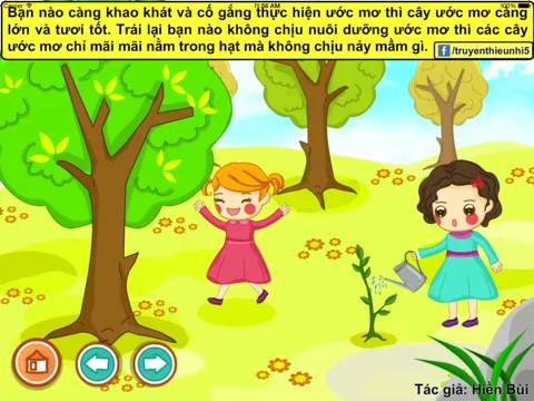 Khu vườn ước mơ (Truyện thiếu nhi từ tác giả Hiền Bùi) iPad  Screenshots