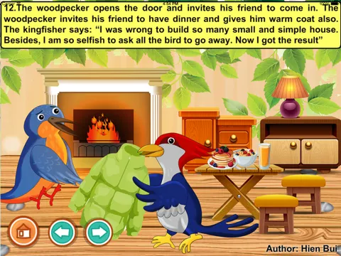 تصاویر Kingfisher and woodpecker (story and games for kids) iPad 