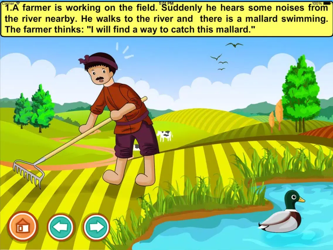 Zrzuty ekranu The daydreaming farmer (story and games for kids) iPad 