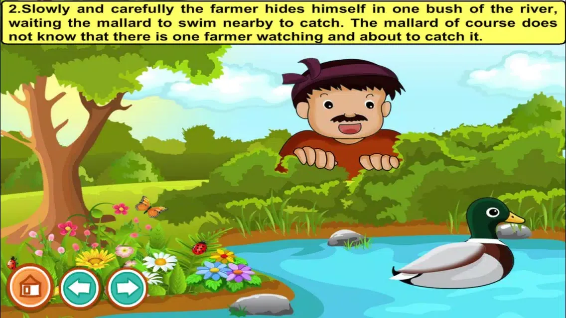 Zrzuty ekranu The daydreaming farmer (story and games for kids)