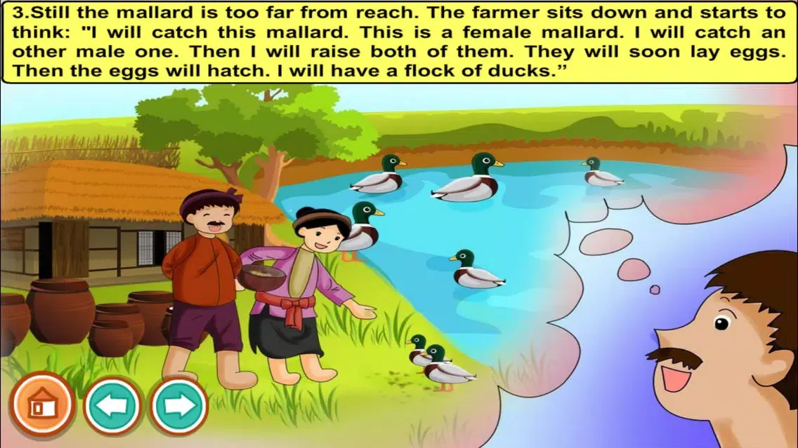 Zrzuty ekranu The daydreaming farmer (story and games for kids)