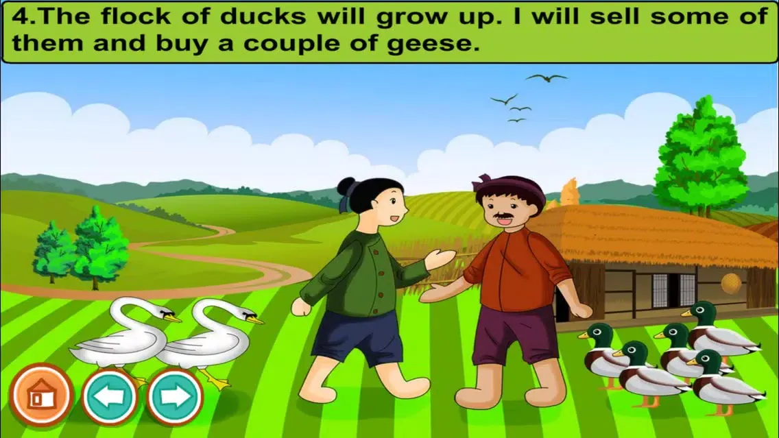 Zrzuty ekranu The daydreaming farmer (story and games for kids)