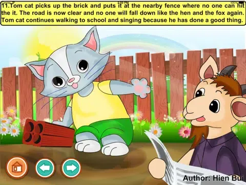 Tom cat doing good thing (story and games for kids) iPad  Ekran Görüntüleri