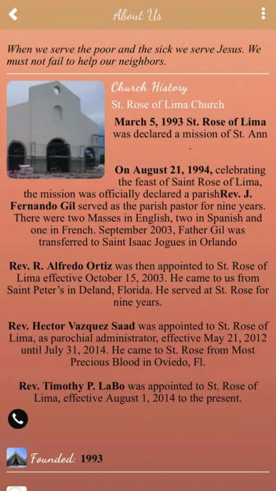 Capturas de pantalla de St Rose of Lima Poinciana