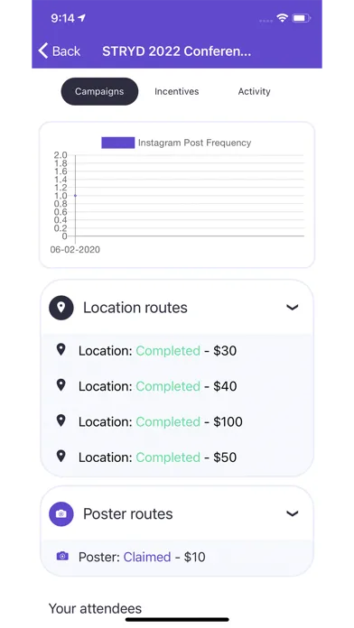 STRYD Promote Screenshots