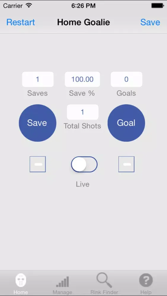Goalie Scout Screenshots