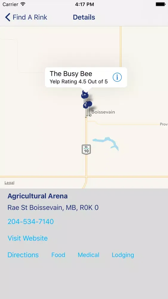 Hockey Rink Finder Screenshots