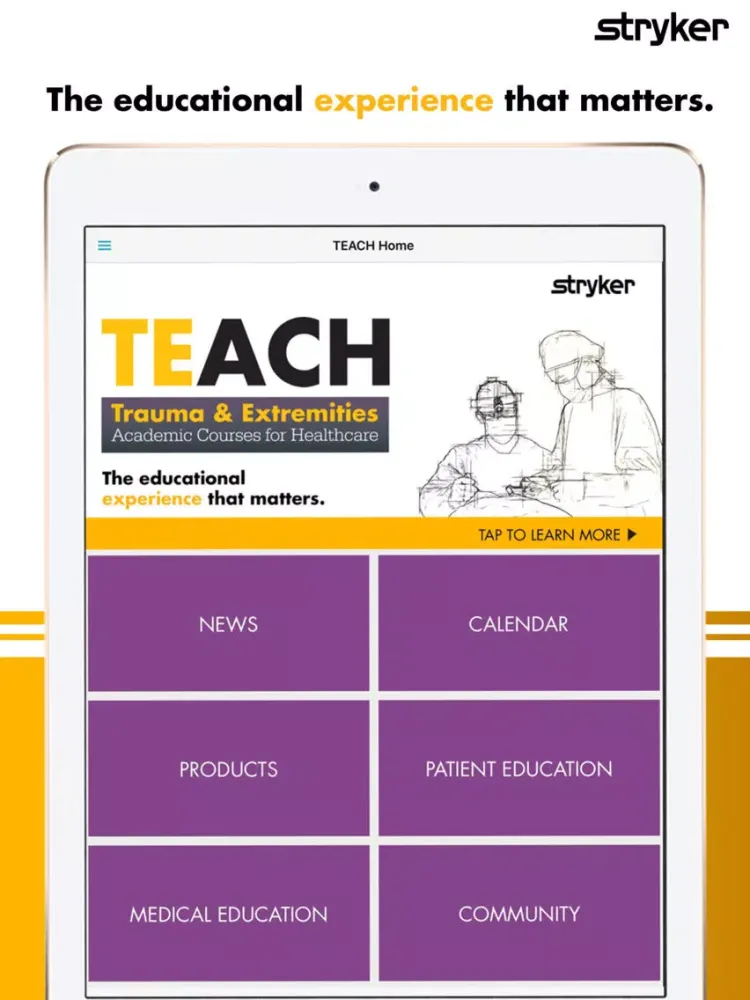 Stryker TEACH iPad  Screenshots