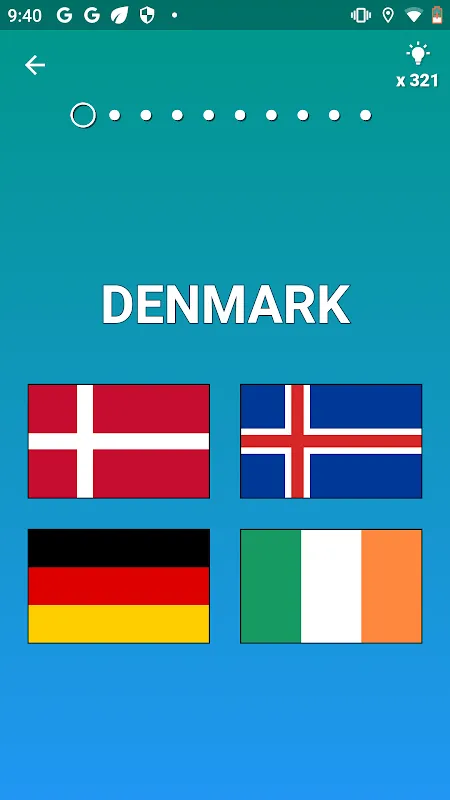 Europe Flag Quiz Screenshots