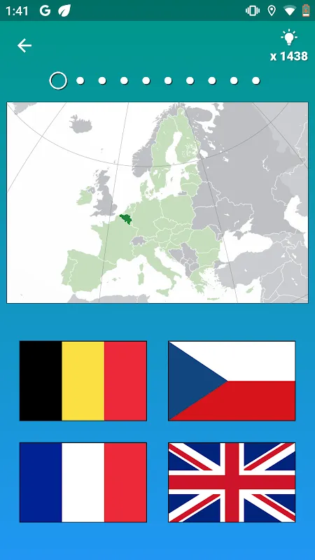 Europe Flag Quiz Screenshots