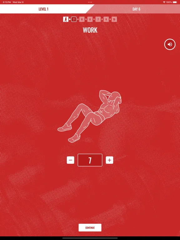 Sit Ups Personal Trainer iPad  سکرین شاٹس