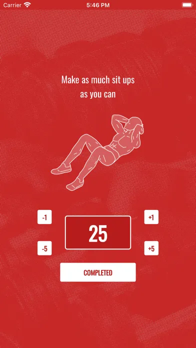 Sit Ups Personal Trainer سکرین شاٹس