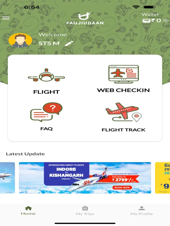Fauji Udaan Defence Airticket iPad  স্ক্রিনশট
