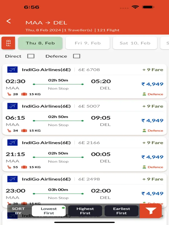 Fauji Udaan Defence Airticket iPad  স্ক্রিনশট