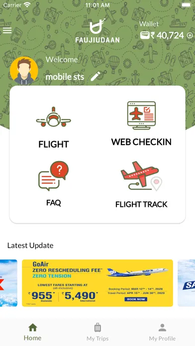 Fauji Udaan Defence Airticket স্ক্রিনশট