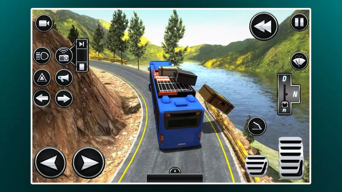 ภาพหน้าจอของ New Off-Road Coach Bus Driving
