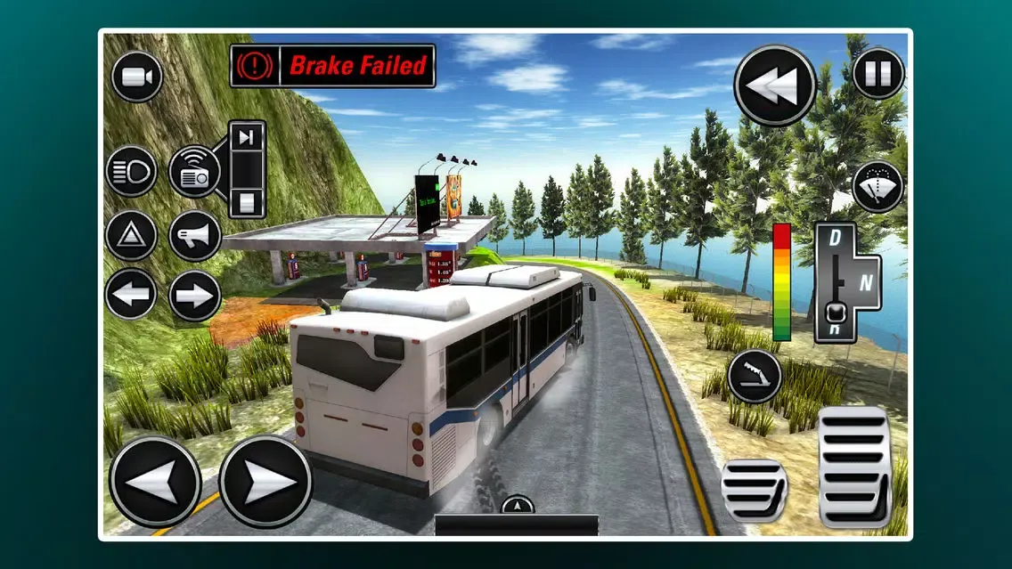 ภาพหน้าจอของ New Off-Road Coach Bus Driving