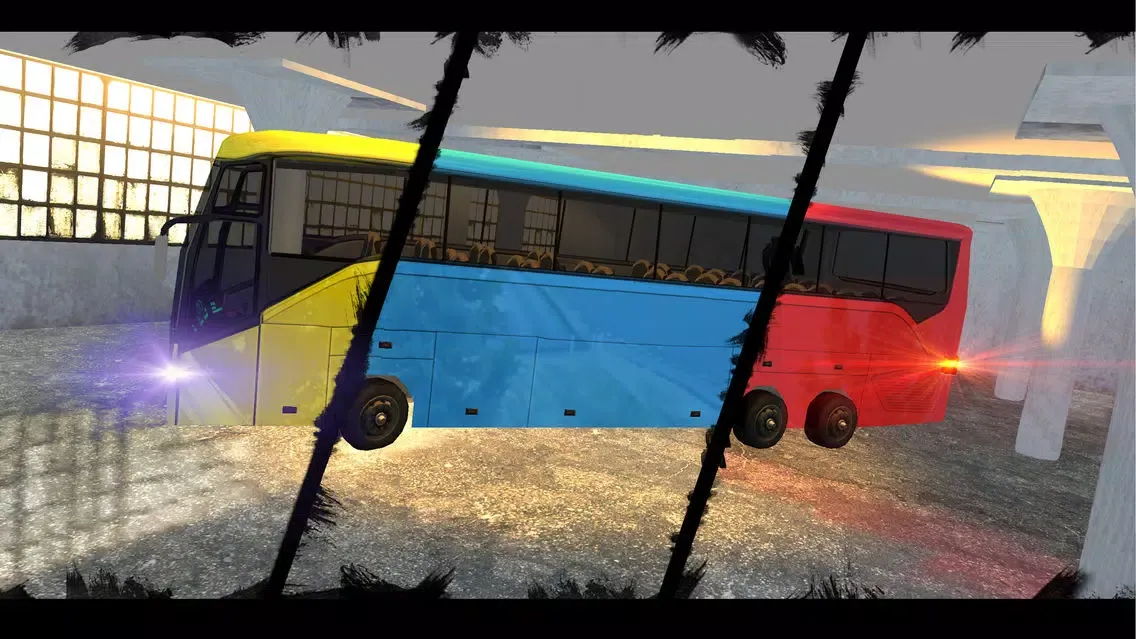 ภาพหน้าจอของ New Off-Road Coach Bus Driving