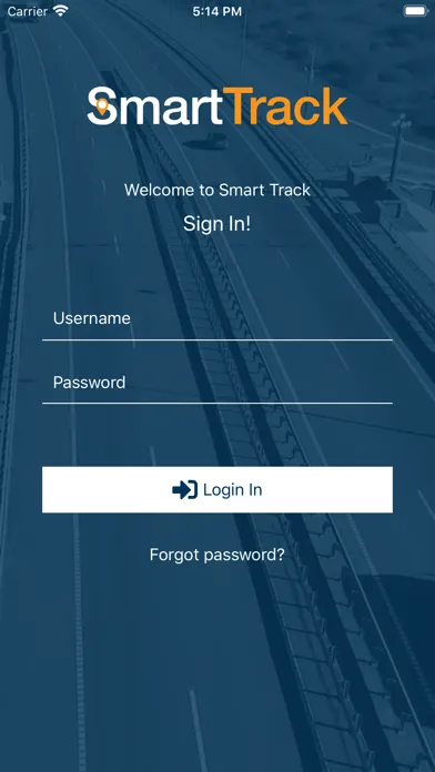 Tangkapan skrin Smart Track - STS