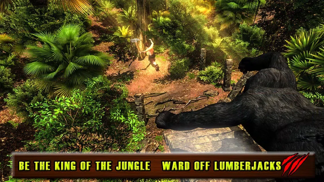 تصاویر Wild Gorilla Simulator 2016: Survival Life of Ape Vs Hunters & Wildlife Animals