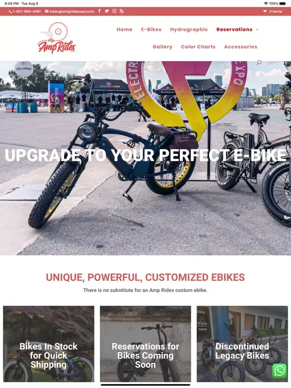 صور Amp Rides Ebikes iPad 