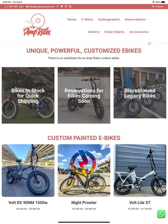 صور Amp Rides Ebikes iPad 