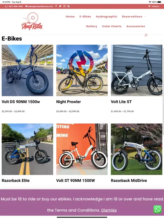 صور Amp Rides Ebikes iPad 