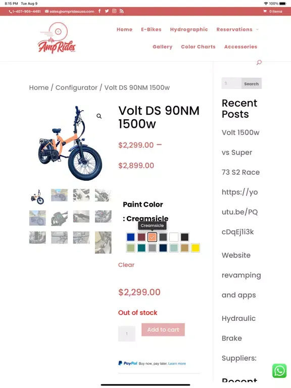صور Amp Rides Ebikes iPad 